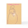 Pregnant mum card