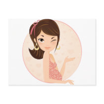 Pregnant postcards