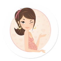 Pregnant stickers