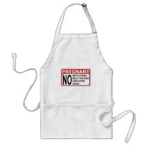 PREGNANT WARNING APRON
