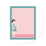 Pregnant Woman Border