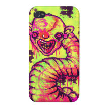 Pregnant Worm Clown! iphone4 cover iPhone 4 Case