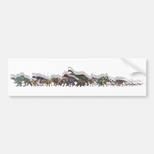 Prehistoric Pals Sticker Bumper Sticker
