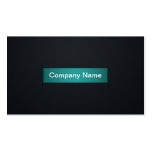 Premium (Turquoise) Slit Effect Business Cards