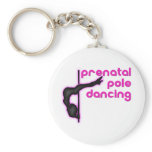 Prenatal Pole Dancing Key Chains
