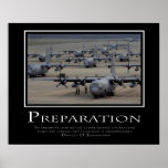 Preparation posters