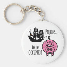 Prepare to be Occupied Occupy Wall Street Key Chain
