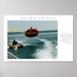 PREPAREDNESS Motivational Water Tubing Poster posters