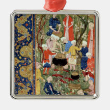 Preparing a meal ornament