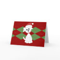 Preppy Puppy Christmas cards