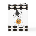 Preppy Puppy Halloween cards