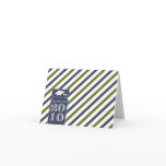 Preppy Striped Class of 2010 Note Card