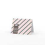 Preppy Striped Class of 2010 Note Card