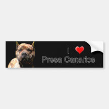 Presa Canario bumper sticker