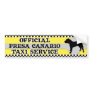 Presa Canario Taxi Service Bumper Sticker