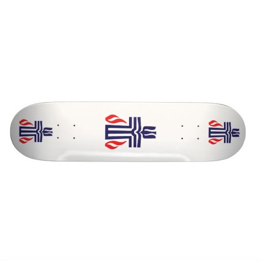 Presbyterian symbol custom skateboard