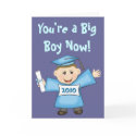 Preschool / Kindergarten Boy Graduation cards