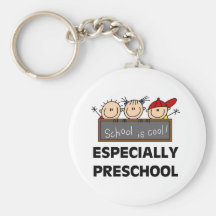 Preschool School is Cool Tshirts and Gifts Keychains