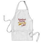 Preschool Teacher Powered By Coffee Apron