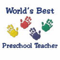 Preschool Teacher Tees - Customisable embroidered shirts