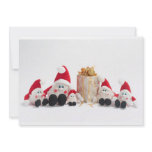 Present and gnomes invitations
