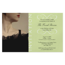 Present new luxury product elegant mint invitation