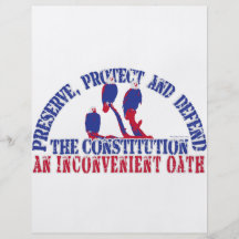 Preserve, Protect and Defend the Constitution Flyer Design