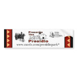 Preserve the Presidio bumper sticker