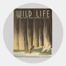 Preserve Wild life Sticker
