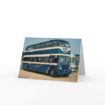 Preserved Leyland decker owned by ""The Delaine"" Greeting Card