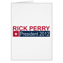 President 2012 Rick Perry Cards