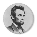 President Abraham Lincoln by Mathew B. Brady Magnets