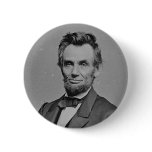 President Abraham Lincoln Portrait by Mathew Brady Button