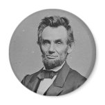 President Abraham Lincoln Portrait by Mathew Brady Refrigerator Magnets