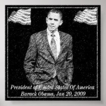 President Barack Obama 2009 poster