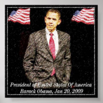 President Barack Obama 2009 poster
