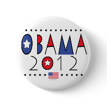 President Barack Obama 2012 Gear Pinback Buttons