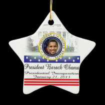 President Barack Obama 2013 Inauguration ornaments