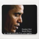 President barack Obama-Black History month mousepads