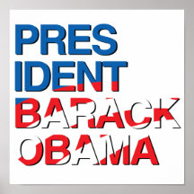 PRESIDENT BARACK OBAMA FASHION - -.png Print