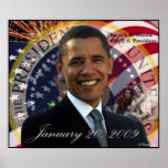 President Barack Obama Inaugural Poster posters