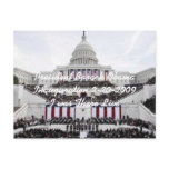 President Barack Obama inauguration 2009 Post Card