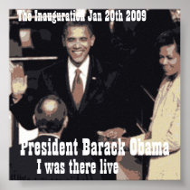President Barack Obama inauguration 20/1/2009 Print