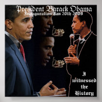President Barack Obama, Inauguration poster