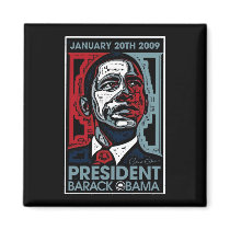President Barack Obama January 20th 2009 Magnets
