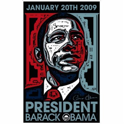 President Barack Obama January 20th 2009 Acrylic Cut Out by talliktok_katauyak