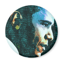 President Barack Obama Vintage Refrigerator Magnet