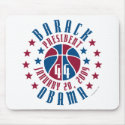 President "Bask-O-Bama" #44 mousepads