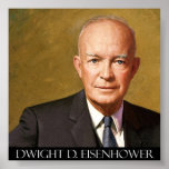President Dwight D. Eisenhower Fine Art On Canvas Posters
