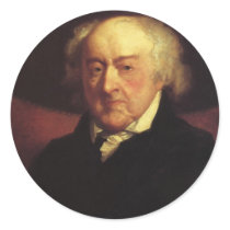 President John Adams Sticker